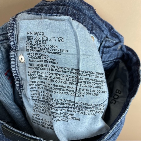 Urban Outfitters BDG Size 26 x 29 High Rise Twig Ankle Jeans Skinny Grunge - Picture 6 of 9